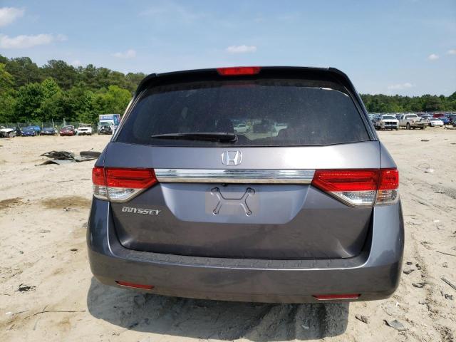 5FNRL5H20EB136106 - 2014 HONDA ODYSSEY LX GRAY photo 6