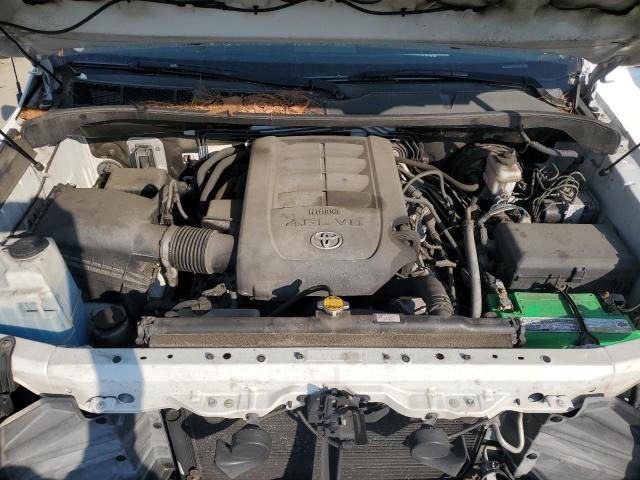 5TFUM5F12HX073795 - 2017 TOYOTA TUNDRA DOUBLE CAB SR/SR5 WHITE photo 11