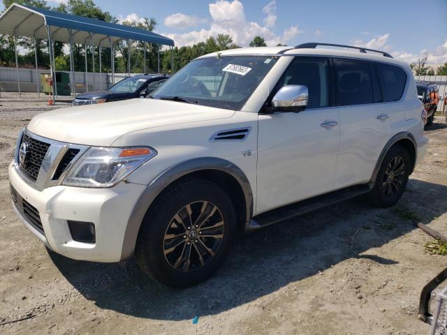 JN8AY2NE6J9732325 - 2018 NISSAN ARMADA PLATINUM WHITE photo 1