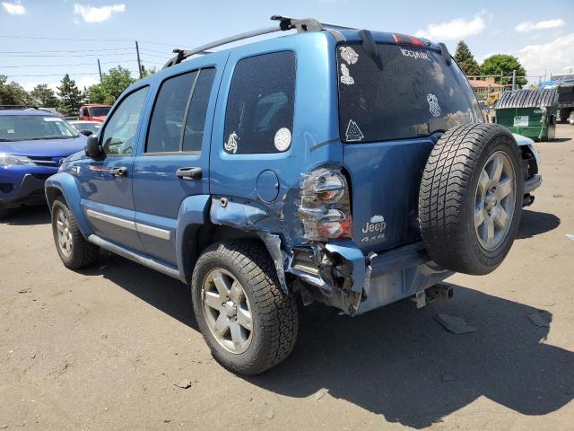 1J4GL58K16W265311 - 2006 JEEP LIBERTY LIMITED BLUE photo 2