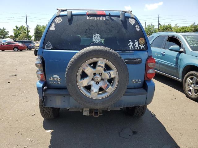 1J4GL58K16W265311 - 2006 JEEP LIBERTY LIMITED BLUE photo 6