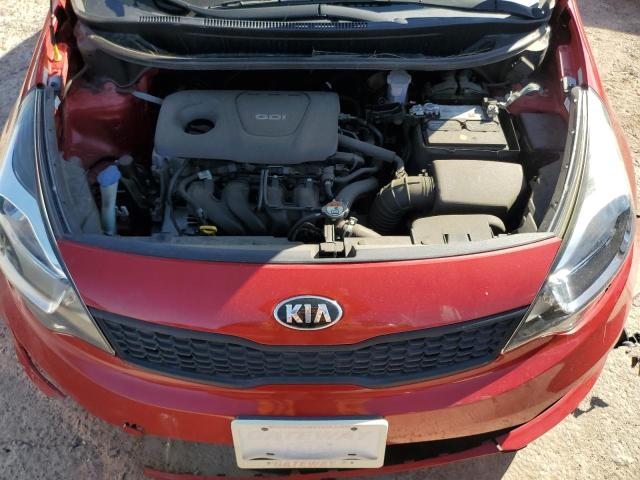 KNADM4A39H6008044 - 2017 KIA RIO LX RED photo 11