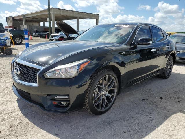 JN1BY1ARXKM585334 - 2019 INFINITI Q70 3.7 LUXE BLACK photo 1