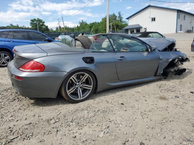 WBSEK93598CY79917 - 2008 BMW M6 SILVER photo 3