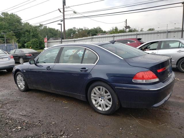 WBAGN63423DR11071 - 2003 BMW 745 LI BLUE photo 2