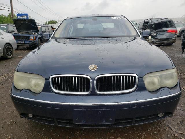 WBAGN63423DR11071 - 2003 BMW 745 LI BLUE photo 5