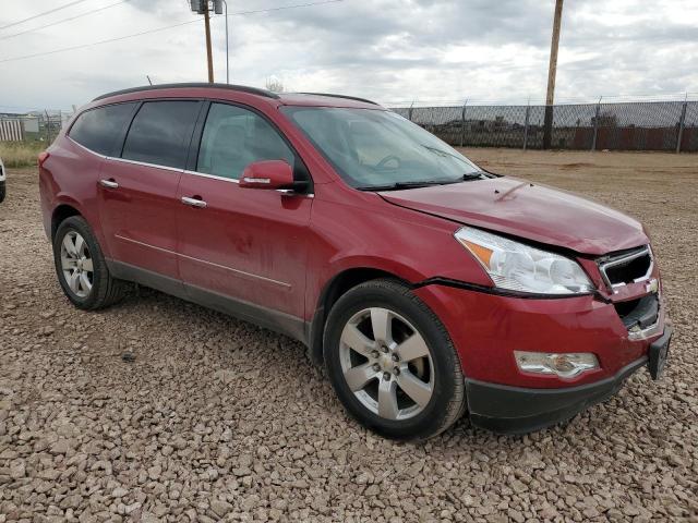 1GNKVLEDXCJ151389 - 2012 CHEVROLET TRAVERSE LTZ RED photo 4