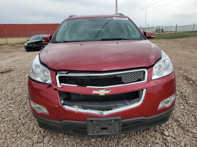 1GNKVLEDXCJ151389 - 2012 CHEVROLET TRAVERSE LTZ RED photo 5