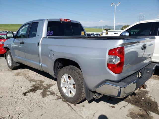 5TFUY5F13EX378187 - 2014 TOYOTA TUNDRA DOUBLE CAB SR/SR5 SILVER photo 2
