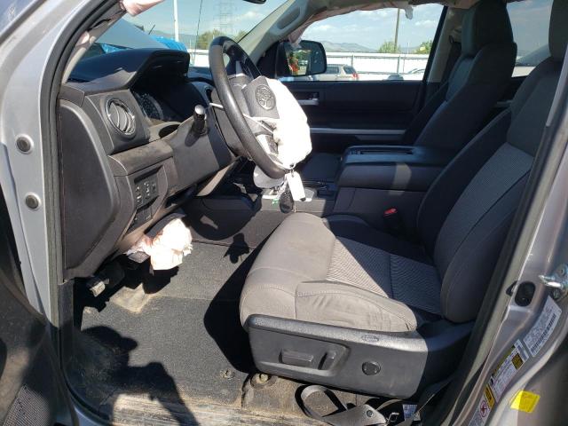 5TFUY5F13EX378187 - 2014 TOYOTA TUNDRA DOUBLE CAB SR/SR5 SILVER photo 7