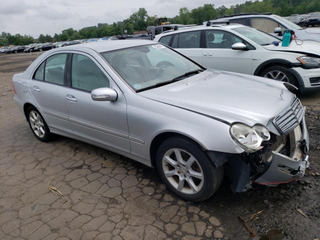 WDBRF92H17F872559 - 2007 MERCEDES-BENZ C 280 4MATIC GRAY photo 4