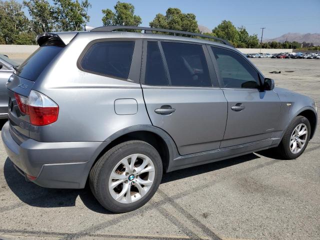 WBXPC93409WJ28163 - 2009 BMW X3 XDRIVE30I GRAY photo 3