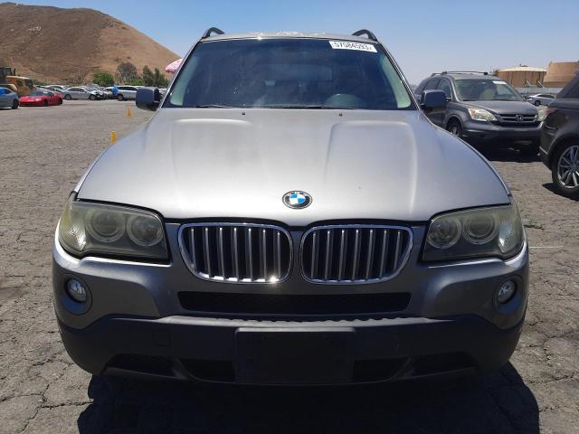 WBXPC93409WJ28163 - 2009 BMW X3 XDRIVE30I GRAY photo 5