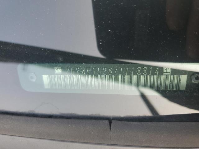 2G2WP552671118814 - 2007 PONTIAC GRAND PRIX 灰色 照片 12