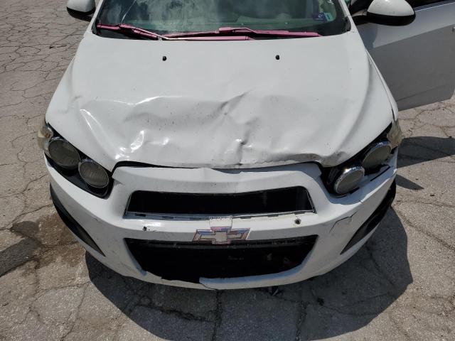1G1JD5SB1D4248317 - 2013 CHEVROLET SONIC LT WHITE photo 11