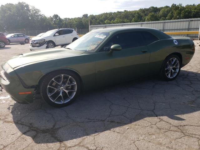 2C3CDZJG4NH175120 - 2022 DODGE CHALLENGER GT GREEN photo 1