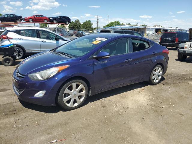 5NPDH4AE8DH386753 - 2013 HYUNDAI ELANTRA GLS BLUE photo 1