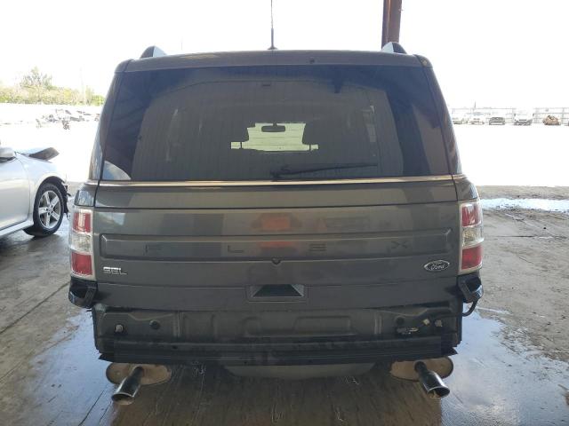 2FMGK5C87KBA12036 - 2019 FORD FLEX SEL BLUE photo 6