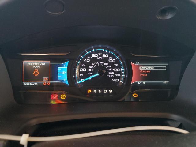 2FMGK5C87KBA12036 - 2019 FORD FLEX SEL BLUE photo 9