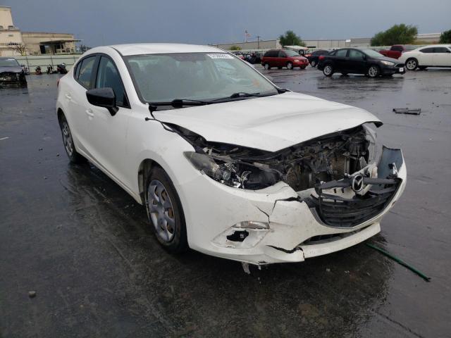 JM1BM1T77F1221822 - 2015 MAZDA 3 SV WHITE photo 1