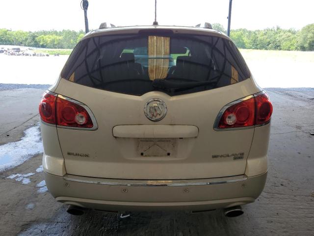 5GALRCED1AJ108608 - 2010 BUICK ENCLAVE CXL WHITE photo 6