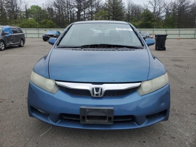 2HGFA16699H530146 - 2009 HONDA CIVIC LX-S Mavi fotoğraf 5