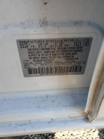 3N1AB7AP7KY245313 - 2019 NISSAN SENTRA S WHITE photo 12