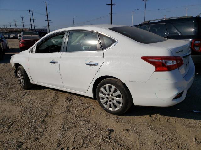 3N1AB7AP7KY245313 - 2019 NISSAN SENTRA S WHITE photo 2