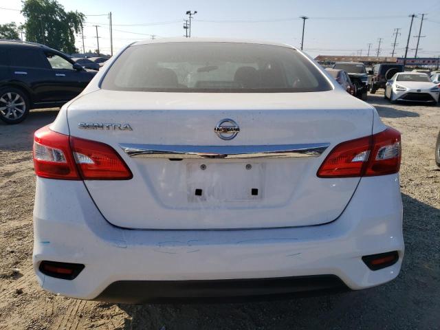 3N1AB7AP7KY245313 - 2019 NISSAN SENTRA S WHITE photo 6