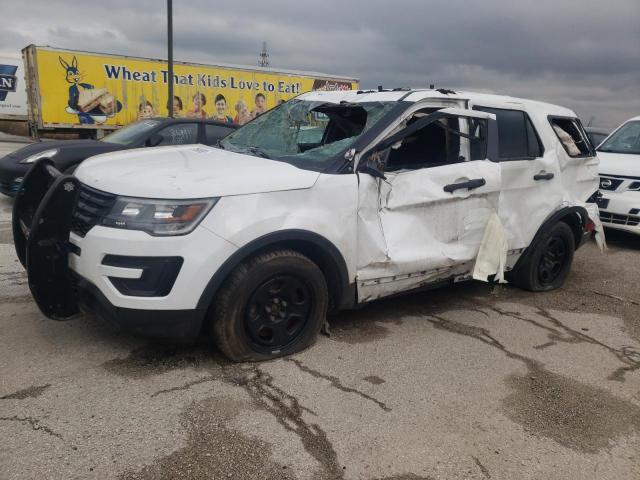 1FM5K8AR0HGD65496 - 2017 FORD EXPLORER POLICE INTERCEPTOR WHITE photo 1