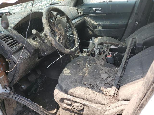 1FM5K8AR0HGD65496 - 2017 FORD EXPLORER POLICE INTERCEPTOR WHITE photo 7