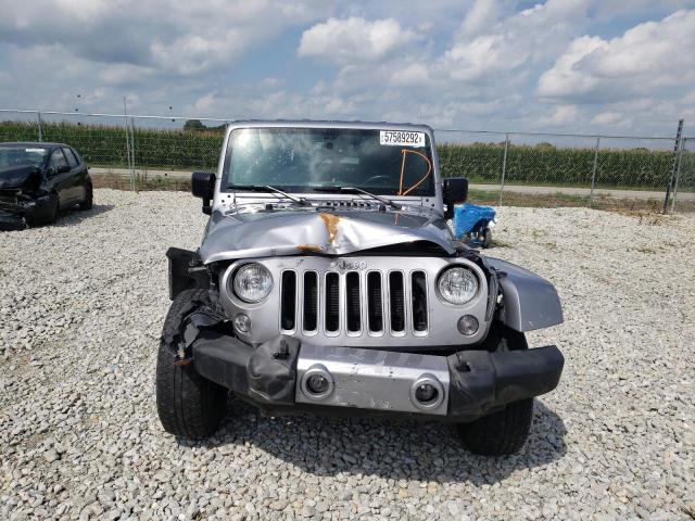 1C4BJWEG1GL305112 - 2016 JEEP WRANGLER U SAHARA GRAY photo 9