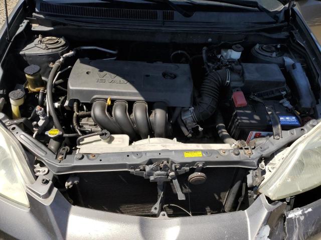 2T1KR32E67C628363 - 2007 TOYOTA COROLLA MA XR GRAY photo 11