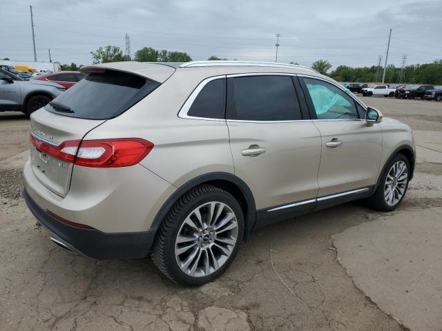 2LMPJ8LR3HBL53699 - 2017 LINCOLN MKX RESERVE Altın fotoğraf 3