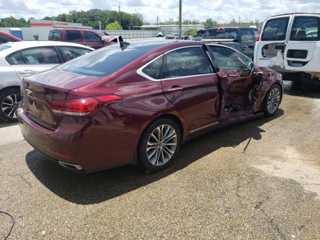 KMHGN4JE3GU126448 - 2016 HYUNDAI GENESIS 3.8L MAROON photo 3