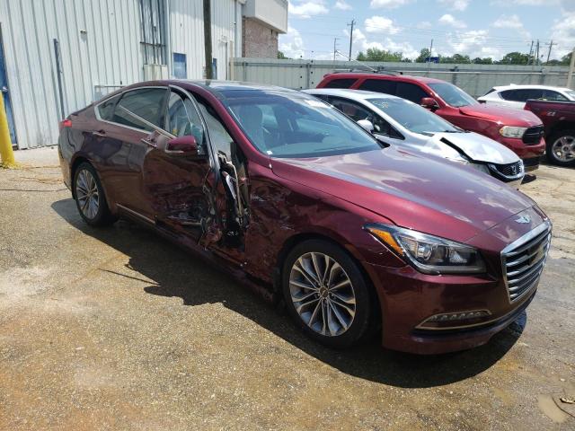 KMHGN4JE3GU126448 - 2016 HYUNDAI GENESIS 3.8L MAROON photo 4