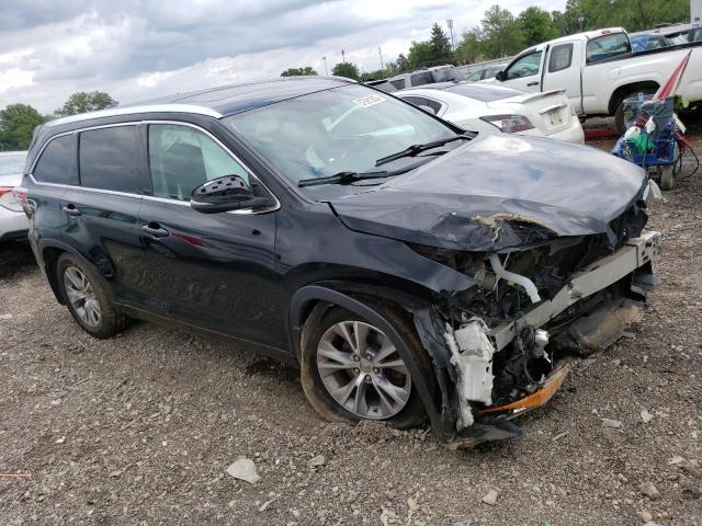 5TDJKRFH4FS192027 - 2015 TOYOTA HIGHLANDER XLE Սև լուսանկար 4