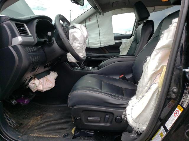 5TDJKRFH4FS192027 - 2015 TOYOTA HIGHLANDER XLE Սև լուսանկար 7