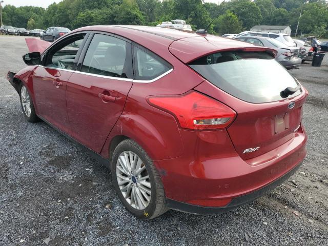 1FADP3N2XGL236243 - 2016 FORD FOCUS TITANIUM RED photo 2