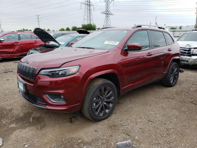 1C4PJMDN8MD160585 - 2021 JEEP CHEROKEE LIMITED BURGUNDY photo 1