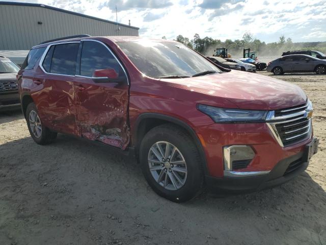 1GNEVHKW3NJ147557 - 2022 CHEVROLET TRAVERSE LT RED photo 4