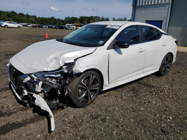 3N1AB8DV8MY305649 - 2021 NISSAN SENTRA SR WHITE photo 1