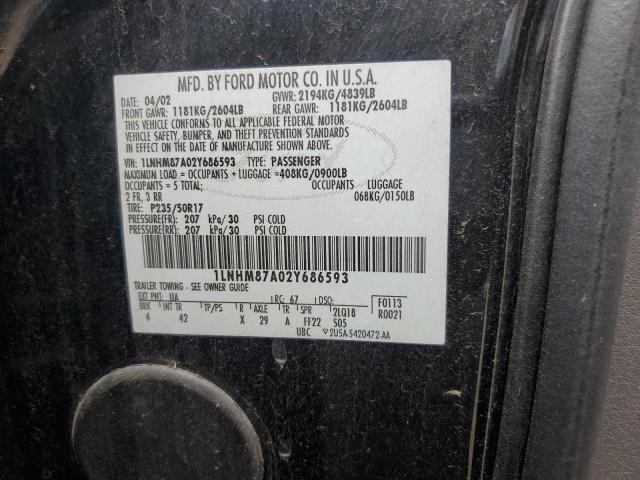 1LNHM87A02Y686593 - 2002 LINCOLN LS 黑色 照片 12