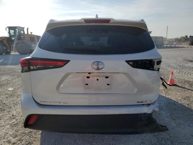 5TDGZRBHXLS047761 - 2020 TOYOTA HIGHLANDER XLE Սպիտակ լուսանկար 6