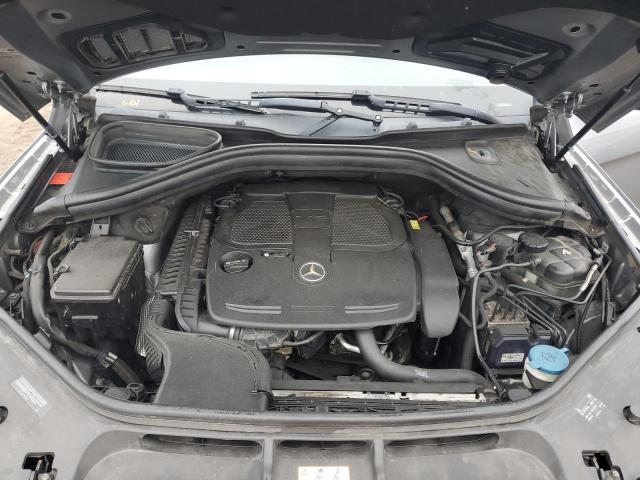 4JGDA5HB1CA077830 - 2012 MERCEDES-BENZ ML 350 4MATIC GRAY photo 11