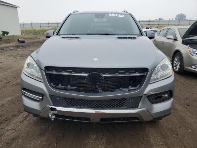 4JGDA5HB1CA077830 - 2012 MERCEDES-BENZ ML 350 4MATIC GRAY photo 5
