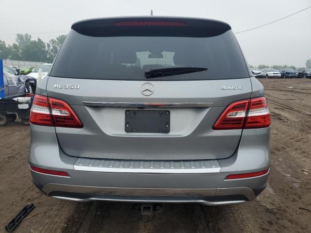 4JGDA5HB1CA077830 - 2012 MERCEDES-BENZ ML 350 4MATIC GRAY photo 6
