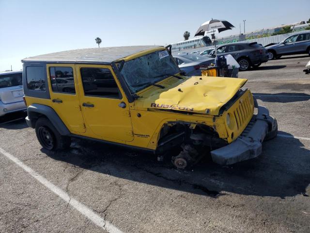 1J4GA69129L704376 - 2009 JEEP WRANGLER RUBICON YELLOW photo 4