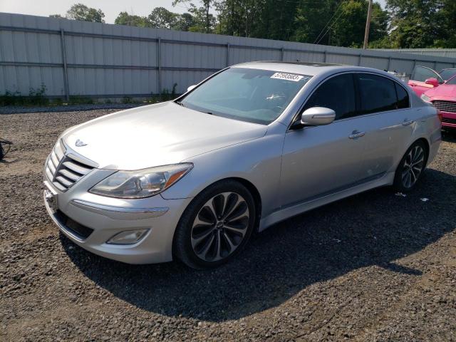 KMHGC4DH1CU168879 - 2012 HYUNDAI GENESIS 5.0L SILVER photo 1