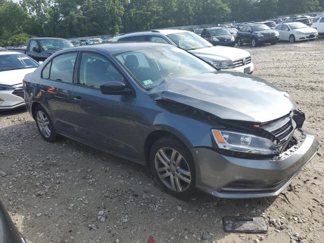 3VW2K7AJ0FM201984 - 2015 VOLKSWAGEN JETTA BASE رمادي صورة 4